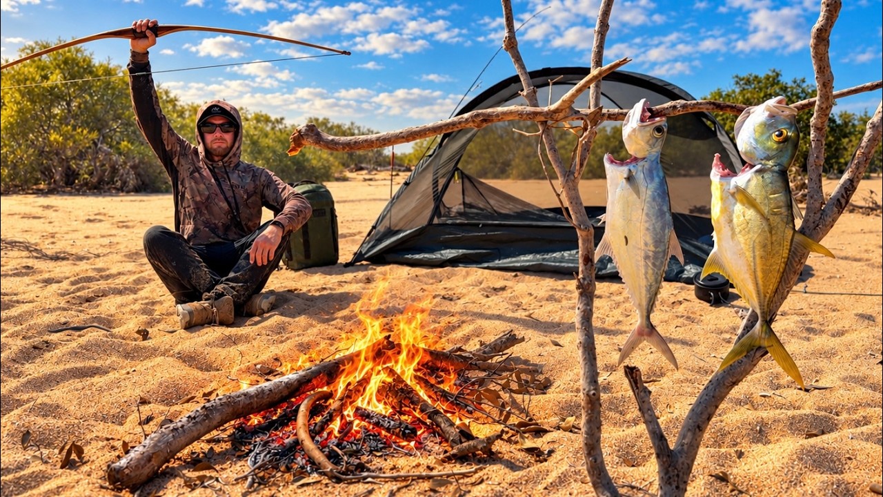 SOLO RAW CAMPING – No Food, No Help, No Way Out