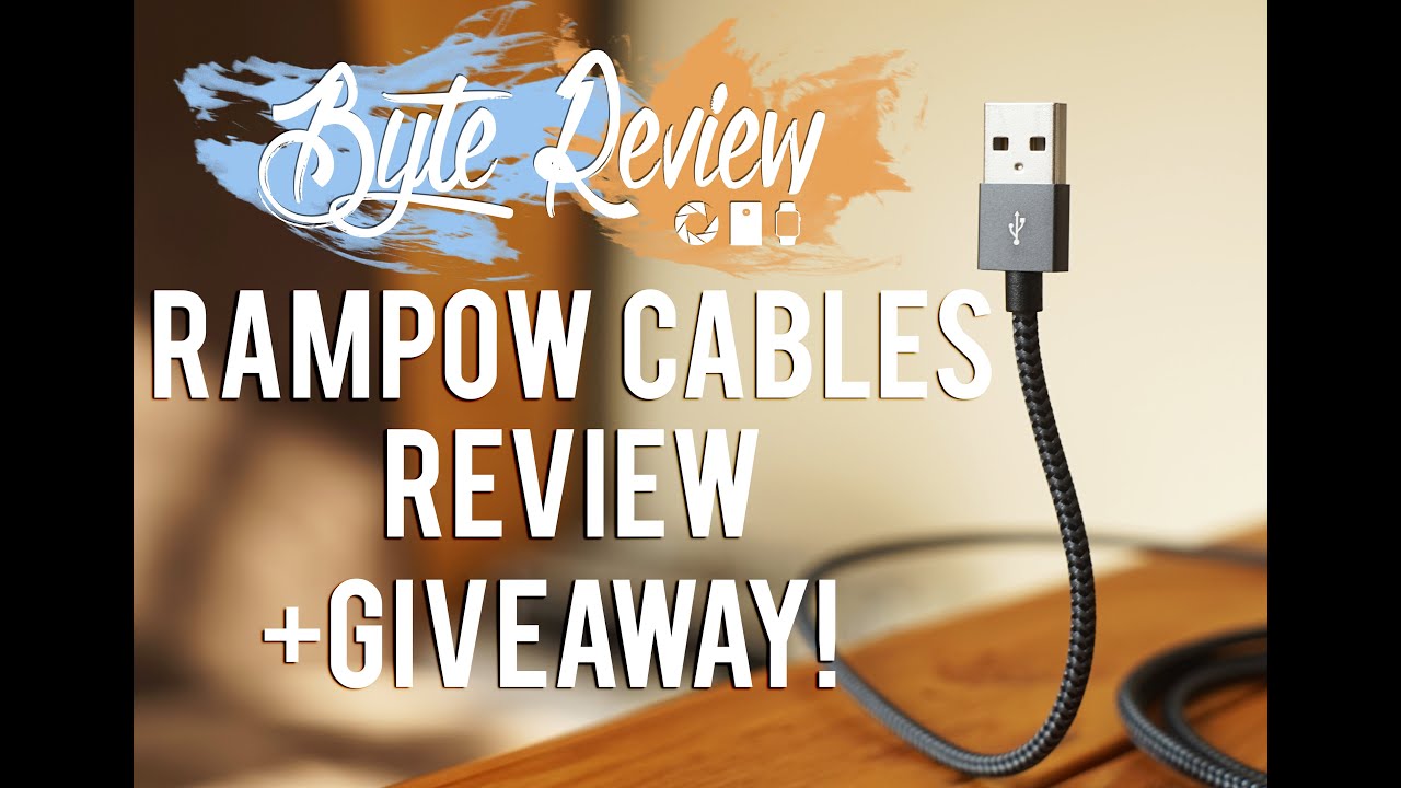Rampow Lightning Micro Usb Cable Review Giveaway Over Youtube Rampow Lightning Micro Usb Cable Review Giveaway Over Youtube