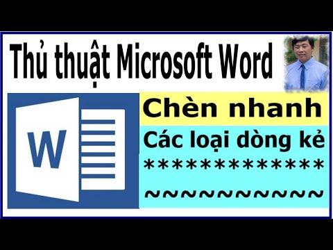 Thủ thuật Microsoft Word –  Chèn nhanh các loại dòng kẻ  #shorts