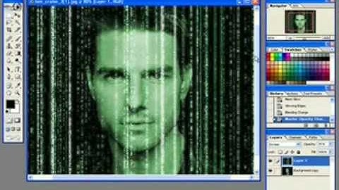 Photoshop matrix effect  Video