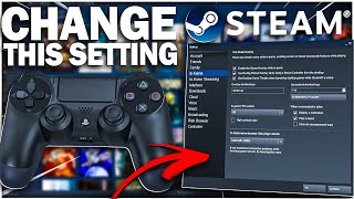 EVERY CONTROLLER PLAYER NEEDS TO CHANGE THIS STEAM SETTING NOW