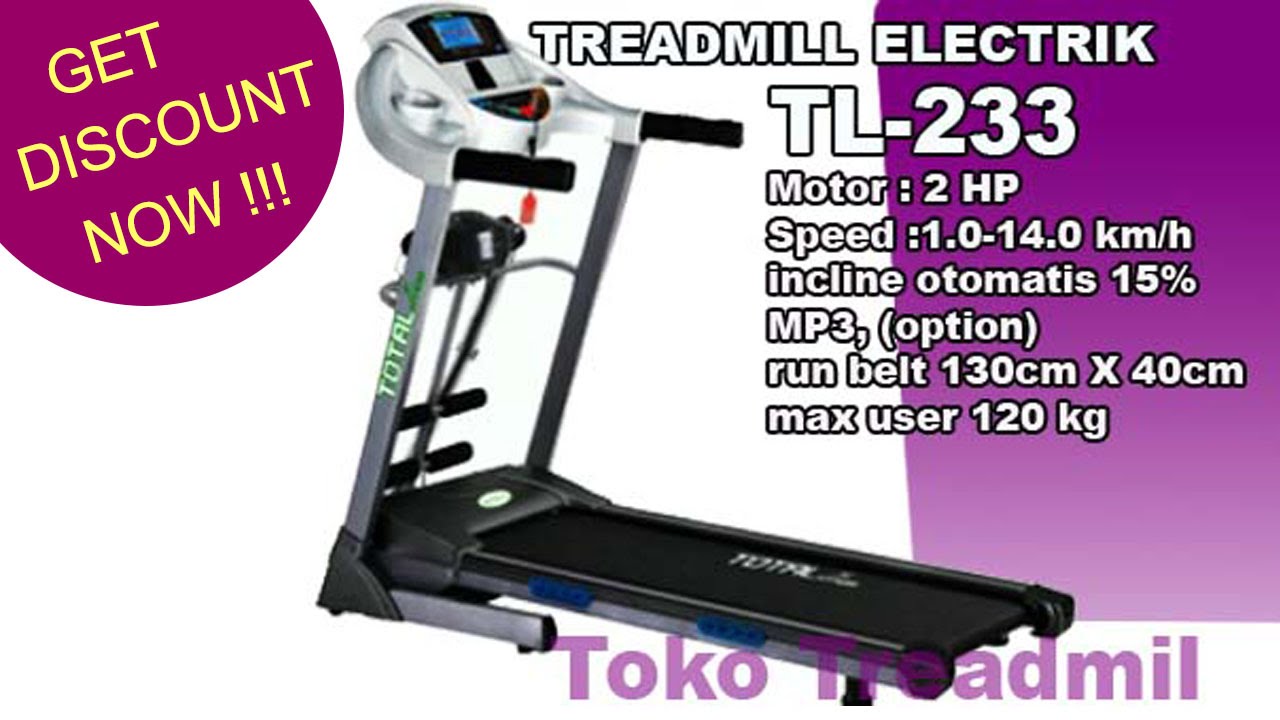 Treadmill Elektrik Murah Info Order 087880992444 YouTube
