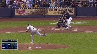 SD@MIL: Ramirez crushes a solo homer to center field
