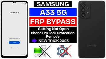 Samsung A33 5G FRP Bypass Android 13/14 ✅ No PC | Google Account Remove 2025 | 100% Working Method