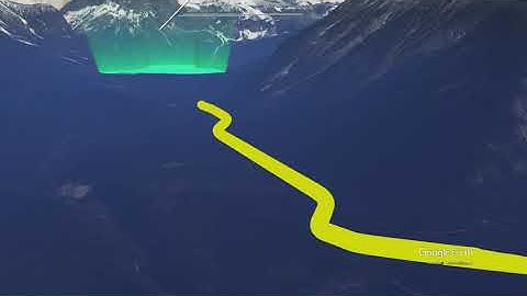 Google Earth Studio - 3D KML Route (200+km) with elevation (beta demo)