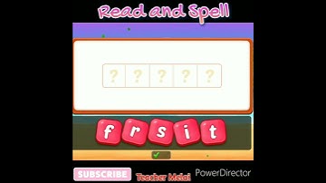 LISTEN, READ AND SPELL 36