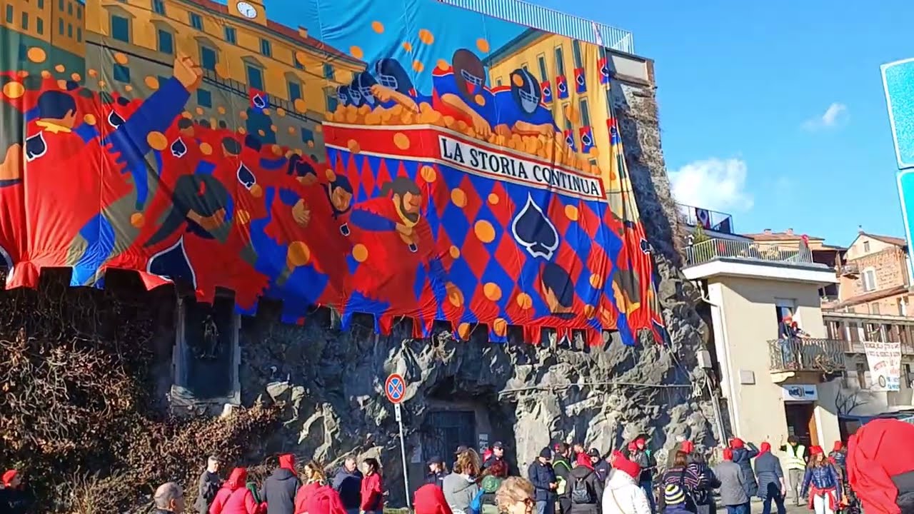 Historic Carnival of Ivrea 2026 Piedmont Italy ❤👍👌✔ The Battle of Oranges