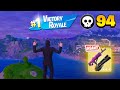 94 Elimination Solo Vs Squads "Zero Build" Gameplay Wins (NEW Fortnite Chapter 6 PC)