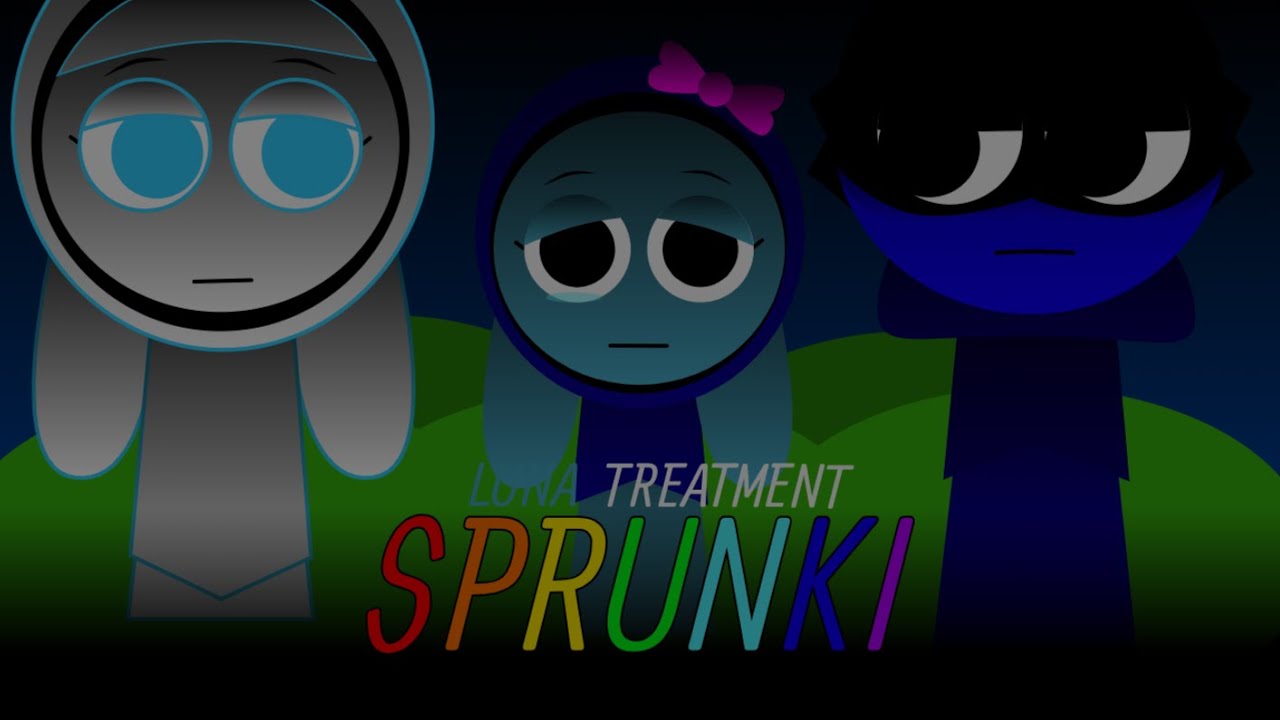 Sprunki luna treatment SHOWCASE - YouTube