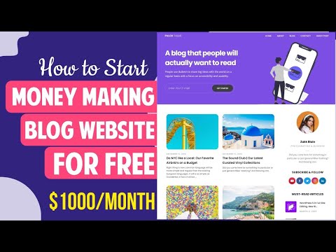 How to Start Money Making Blog for FREE with WordPress, AdSense, Affiliate & Email Marketing 2022