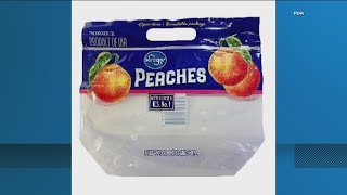 Peaches recalled nationwide over listeria concerns