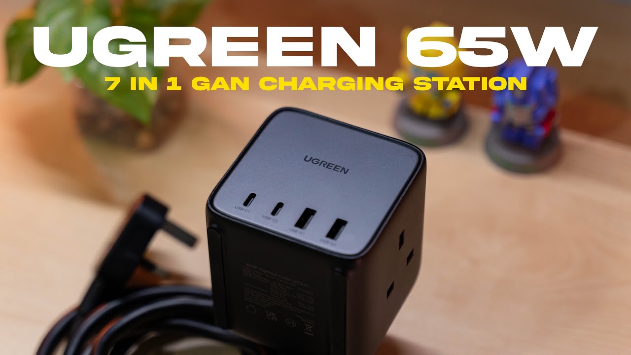 UGREEN Chargeur 65W USB-C/A, Technologie GaN