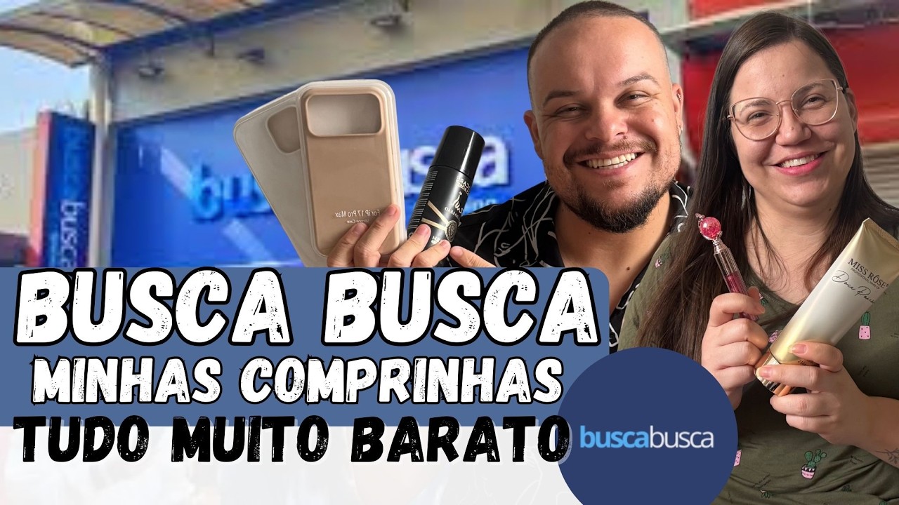 TODAS AS MINHAS COMPRINHAS NO BUSCA BUSCA COM A MINHA IRMÃ. ABRINDO AS SACOLAS - CAIXA MISTERIOSA