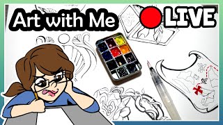 Art Time! Painting Sticker Designs ✨🔴LIVE