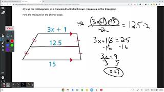 7.5d Success Criteria Trapezoid Midsegments