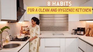 8 Habits for a Clean and Hygienic Kitchen | Kitchen Cleaning Tips