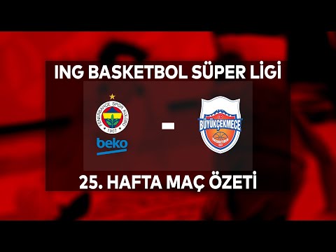 BSL 25. Hafta Özet | Fenerbahçe Beko 81-70 Büyükçekmece Basketbol