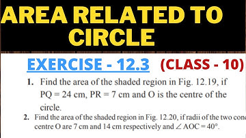 Class 10 Maths Chapter 12 (Exercise 12.3 Q1,  Q2 & Q3) NCERT Solutions