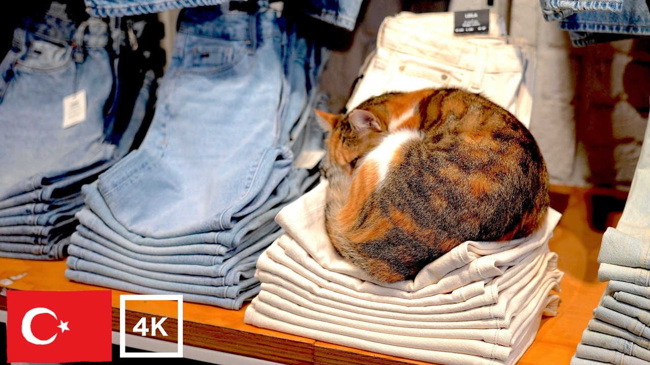 Всегда расслабляющиеся стамбульские коты [4K]