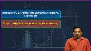 LEC12| Computer Oriented Statistical Methods| ANOVA Analysis of Variances  by Dr. N. CH. Ramgopal
