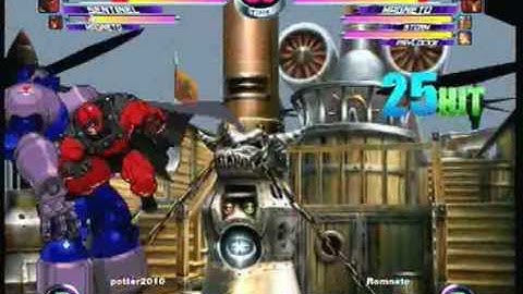 MvC2 Online (360): Harry (Mag/Sent/Cap) vs Brett (MSP) 4 .:10.17.09:.