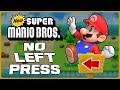 Is it possible to beat New Super Mario Bros. Without Pressing LEFT?