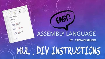 Multipication and Division in assembly language Hindi/Urdu