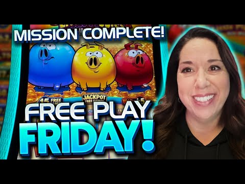 Slot Queen WINS! 💵 Free Play Friday Turns Into REAL Money!
