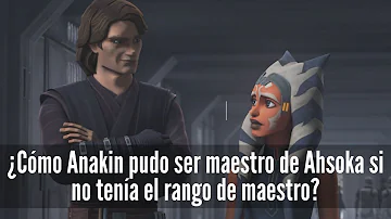 ¿Qué edad tiene Ahsoka cuando Anakin se convierte?