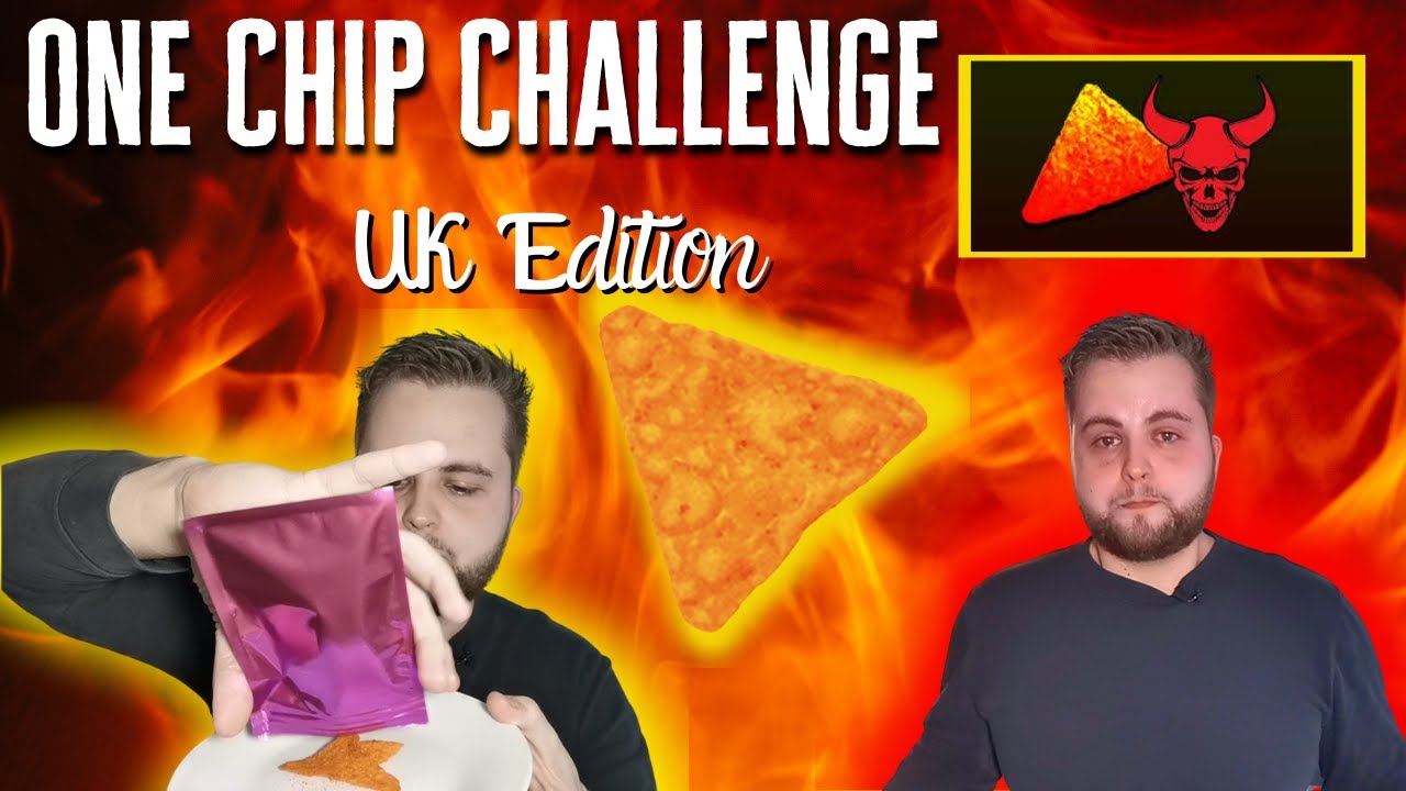 ONE CHIP Challenge UK (Carolina reaper Worlds hottest pepper) YouTube