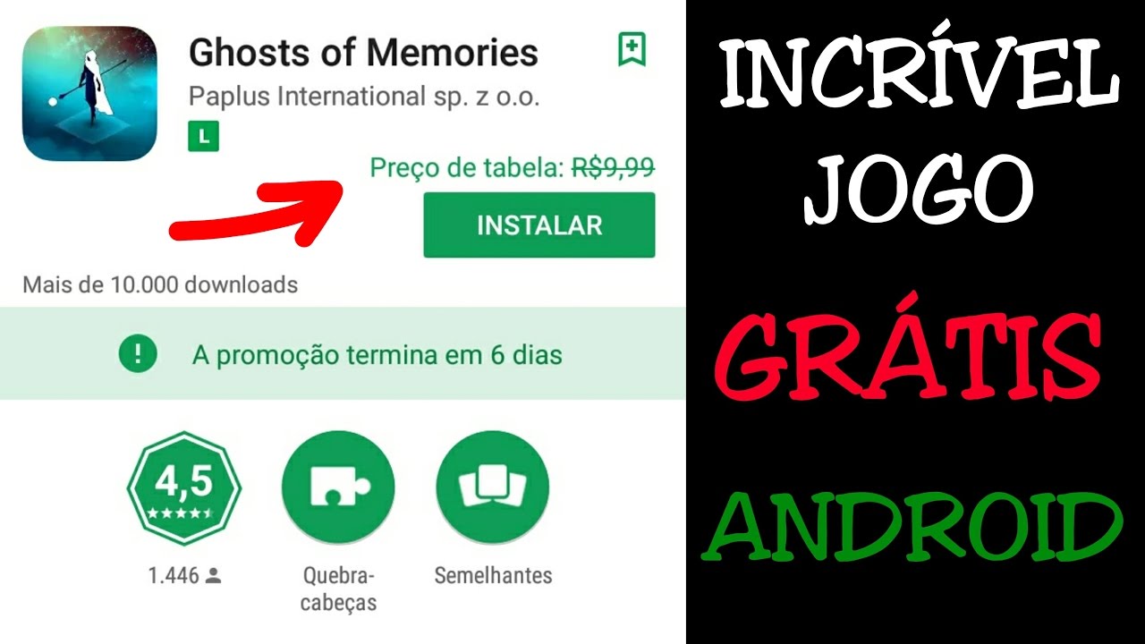 Jogo De GRAÇA Por Tempo Limitado Na Play Store Para ANDROID!!! - YouTube