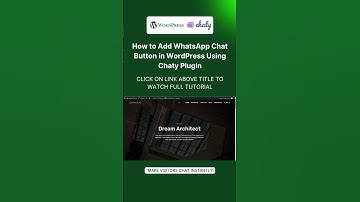 How to Add WhatsApp Chat Button in WordPress Using Chaty Plugin (Best Plugin Ever 2025).