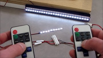 How to programming rf remote controller single led strips