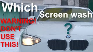 Which Washer Fluid / Screen Wash should I use in my BMW? F Generation BMWs. Bmw Screenwash Tips