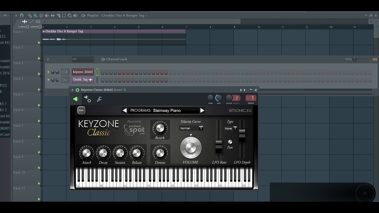 how to make beats In Fl Studio | type beat 2026 #kingvon #youngdolph # ...