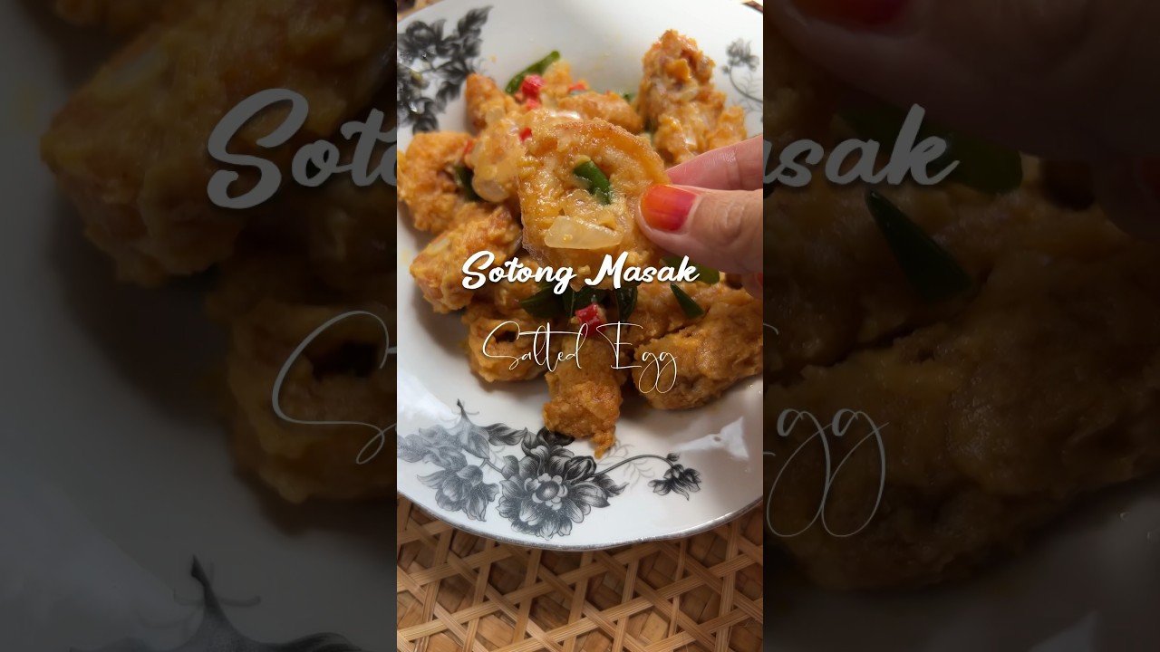 Sotong  Goreng Telur Masin 