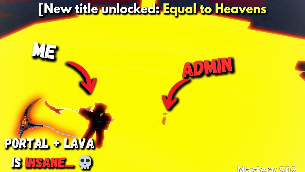 Trying the ADMIN KILLER COMBO! [PORTAL + LAVA]