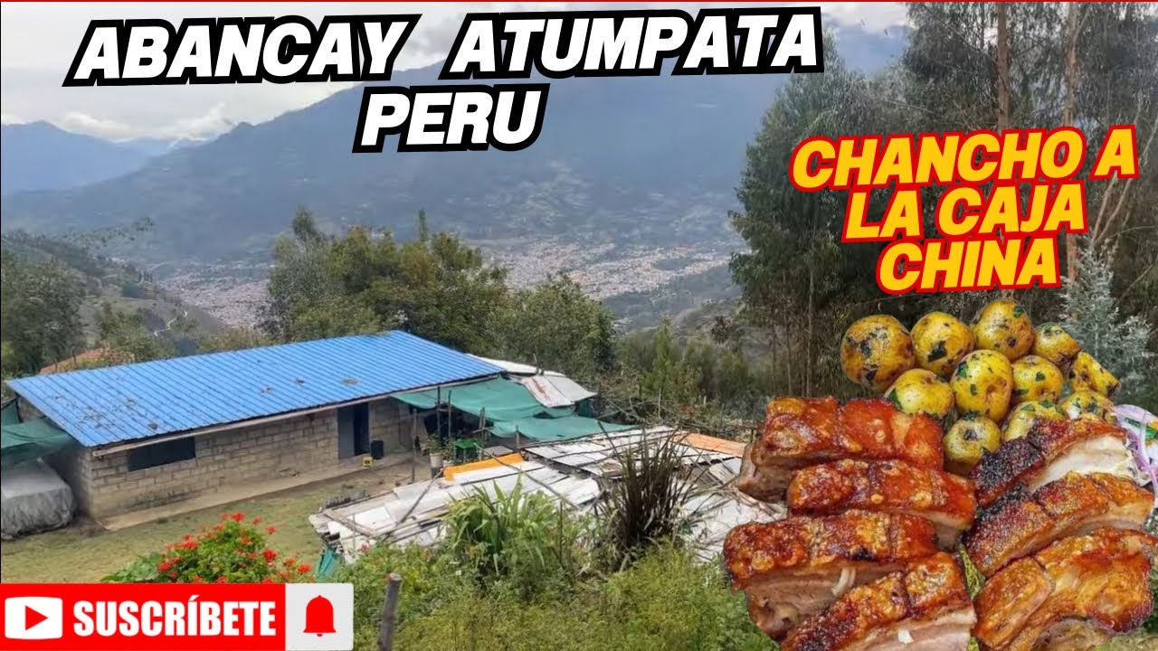 Chancho a la caja china en atumpata Abancay Apurimac 