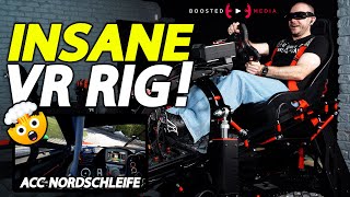 INSANE $40K VR MOTION RIG - ACC Nordschleife First Drive in the Qubic QS-V20!