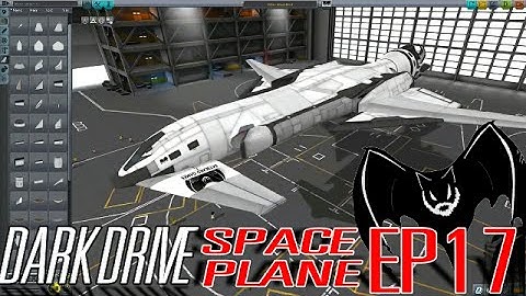 Kerbal Space Program Sandbox 17 "Dark Drive Space Plane" OPT Mod