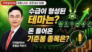 LIVE🔴기준봉 달인! 기준봉+0.25법칙 수급이 형성된 테마는돈 들어온 기준봉 종목은 정필승 파트너 260821