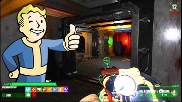 FALLOUT CUSTOM ZOMBIE! BO3 Fallout Vault 47 Zombies Map Playthrough (1st Attempt)