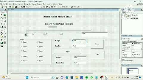 Cara Membuat Menu Restoran [Visual Basic]