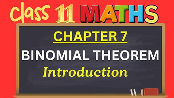 Class 11|Chapter 7|Binomial Theorem | Introduction|CBSE|NCERT|@thinkmaths.abarna