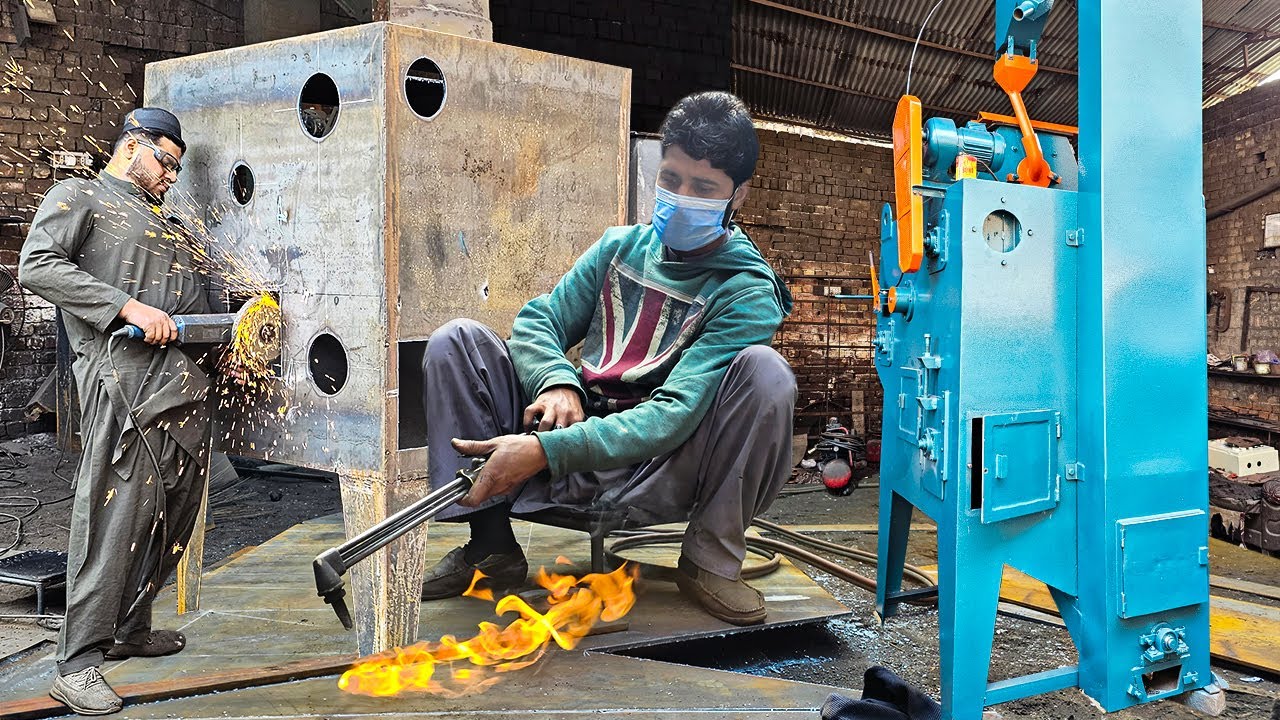 Incredible Handmade Process Of Making Shot Blasting Machine For Industrial Use