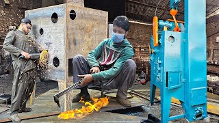 Incredible Handmade Process Of Making Shot Blasting Machine For Industrial Use