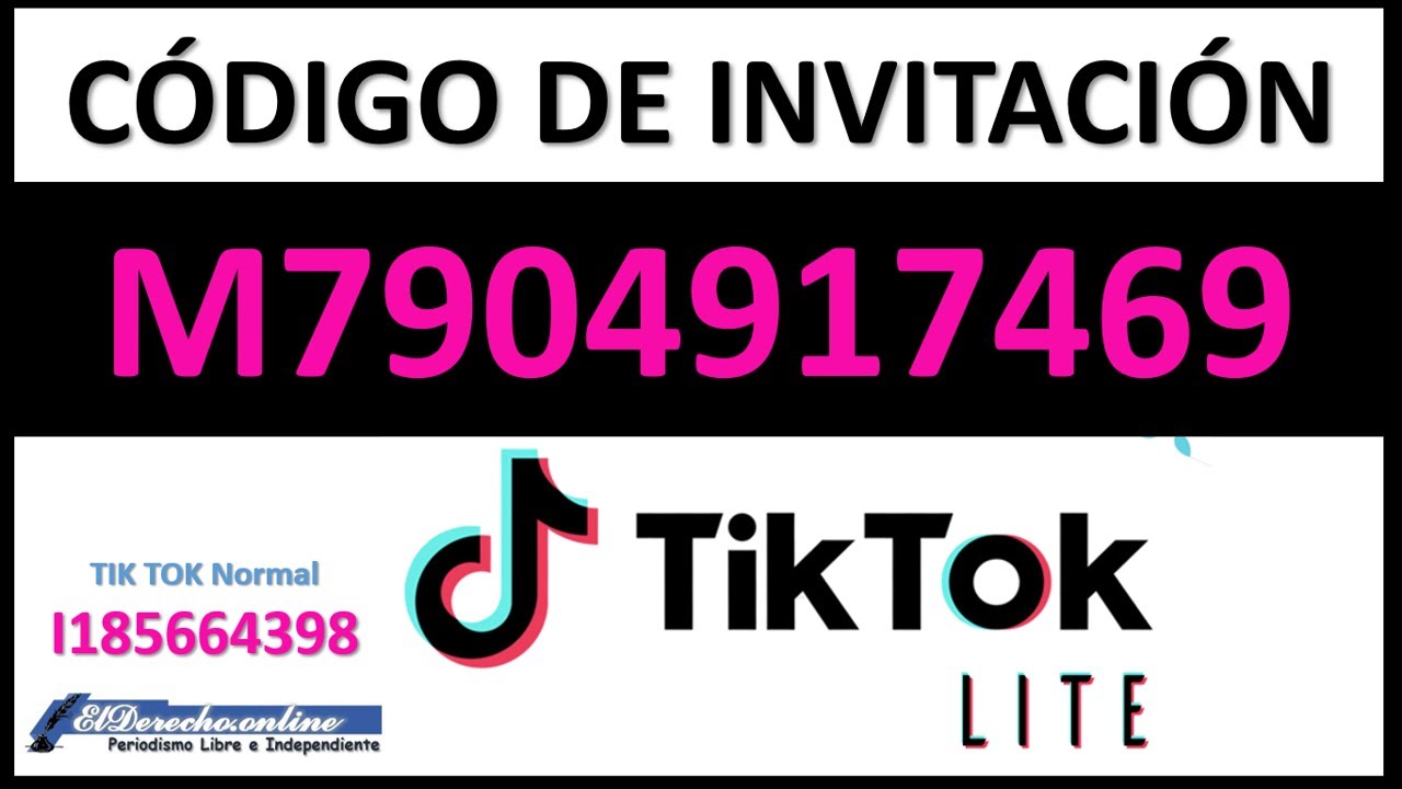 Tiktok lite Codigo de Invitacion 2022-2023 Codigo de invitacion para Tiktok  Lite Mexico Ganar Dinero 