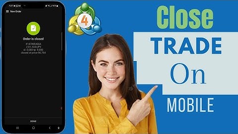 How To Close Trade On MT4 Mobile | Close Multiple Trades In MT4 Mobile