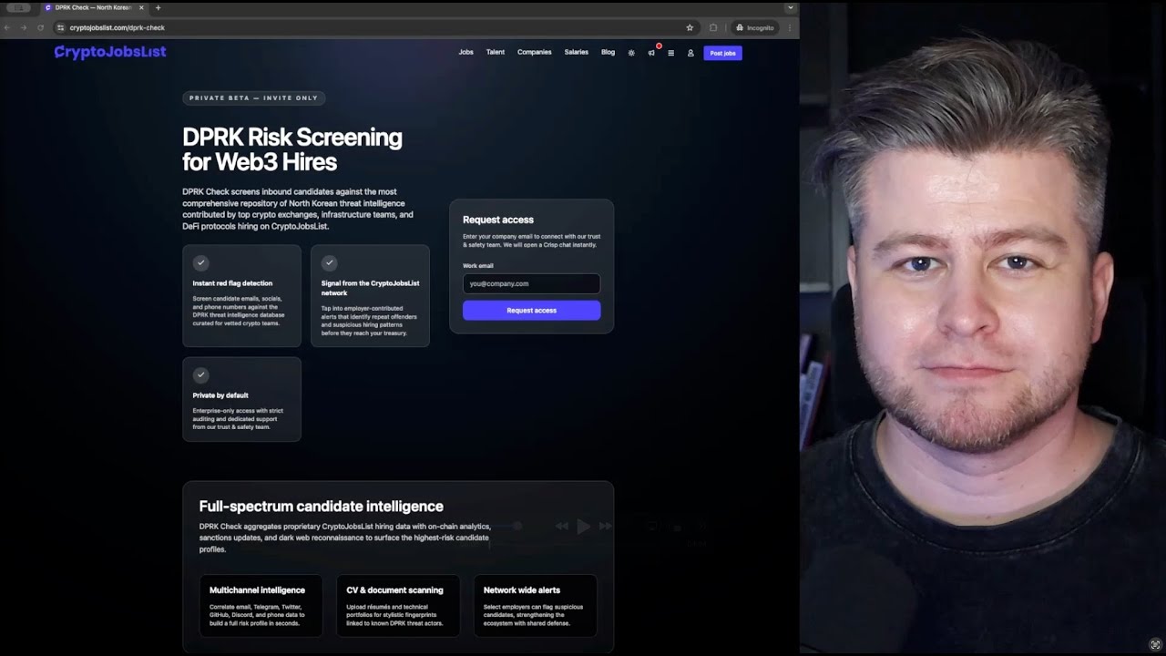 DPRK Check — North Korean Hacker Screening for Hiring | CryptoJobsList