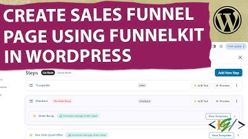 How to Create Sales Funnel using FunnelKit in WordPress | Build Sales Funnels